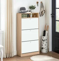 Обувница ТО-3 дуб сонома/белый