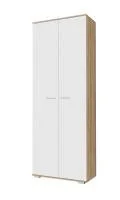 Шкаф Италия ШК-800 дуб сонома/белый глянец