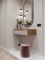 Тумба подвесная Роза 900.2 орех франклин/бежевый софт тренто