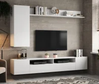 Стенка Соло-16 белый глянец