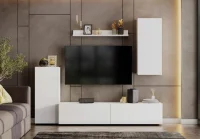 Гостиная МГС-10 белый текстурный