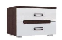 Тумбы прикроватные Ким венге/белый глянец