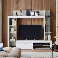 Гостиная Васанта дуб крафт белый/софт вайт