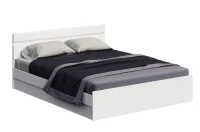 Кровать Нэнси New 1,6 белый/белый глянец