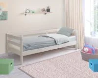 Кровать Норка выбеленная береза