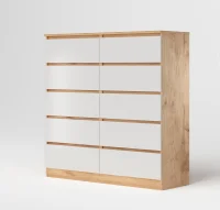 Комод Охта Лайт 1200.10 дуб вотан/белый