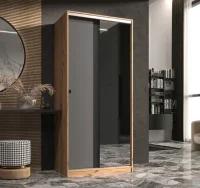 Шкаф-купе Альянс 1,0 дуб крафт/графит