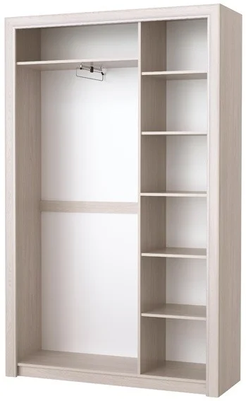 Шкаф Октава 2С1ЗР ясень анкор светлый