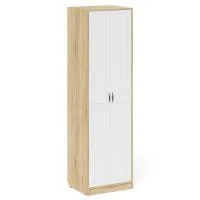 Шкаф П-6 дуб сонома/белое дерево фрезеровка прованс