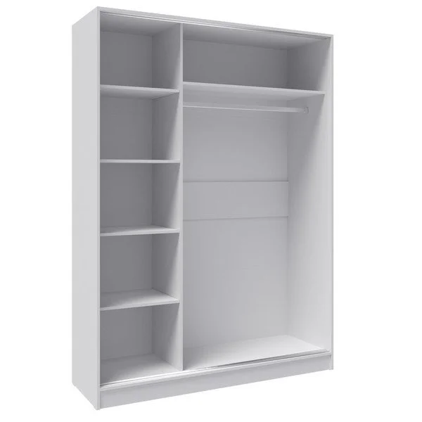 Шкаф-купе Стиль-2 1400 белый/дуб крафт золотой