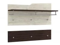 Вешалка Лючия 33.24 бетон пайн белый