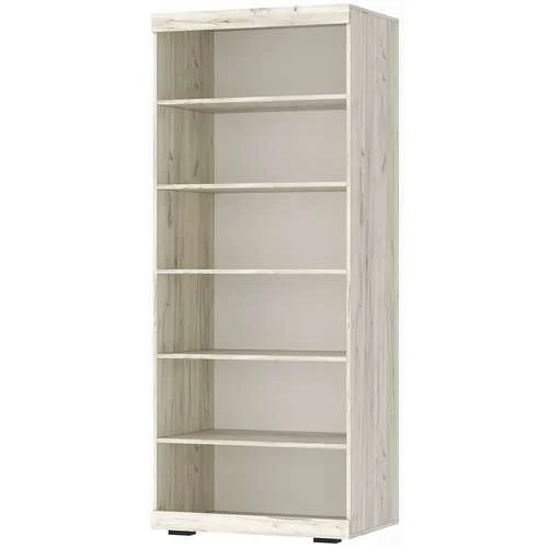 Шкаф с полками Соната ШС-800 дуб крафт белый/антрацит