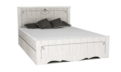 Кровать с ящиками Ольга-1Н 160х200  ясень анкор светлый