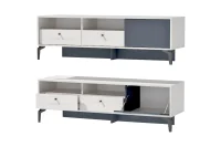 Тумба Лион Т-1 ясень анкор светлый/графит