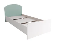 Кровать Лавис КРД 900.1 белый/зеленый софт