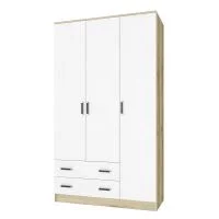 Шкаф комбинированный Лагуна Б/З дуб делано/белый