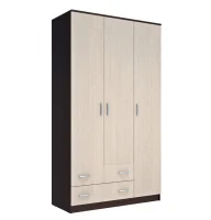 Шкаф Комфорт-10 венге/дуб молочный