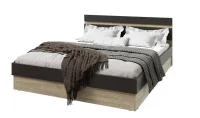 Кровать Ким 1,6 дуб сонома/графит
