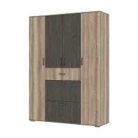 Шкаф Соло-3 (Нельсон ШК-03) дуб каньон/железный камень