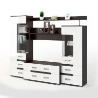 Гостиная Града венге/белый глянец