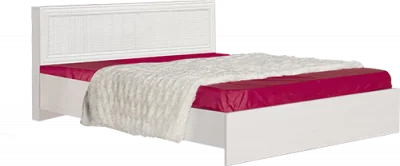 Кровать Корвет Люкс №1 160х200 бодега белая