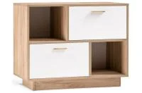 Тумба Эго Т-1 (ПД) дуб крафт золотой/белый глянец Тумба Эго Т-1 (ПД) дуб крафт золотой/белый глянец