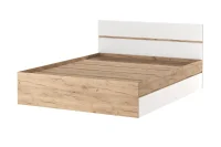 Кровать Гретта 1600 дуб крафт золотой/белый