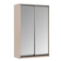 Шкаф-купе Мираж 10 с зеркалами дуб млечный