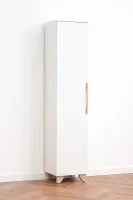 Пенал Копенгаген со створкой белый/белый матовый