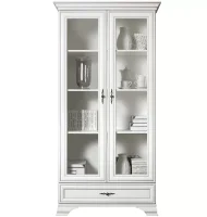Шкаф-витрина Кентаки REG2W1S белый