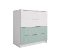 Комод Лавис КМД 800.1 белый/зеленый софт