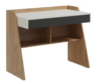 Стол письменный Омега-3 дуб золотистый/антрацит/белый