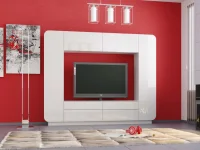 Стенка Лаванда-2 белый глянец