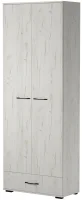Шкаф Италия ШК1Я-800 дуб крафт белый