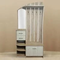 Прихожая Саша-14 дуб крафт серый/дуб крафт белый