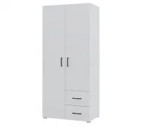 Шкаф Victor (Виктор) 2-х створчатый/2 ящика белый