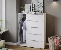 Комод комбинированный Нуар тип 1 белый ясень