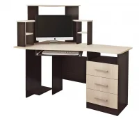 Cтол компьютерный Каспер венге/дуб лоредо