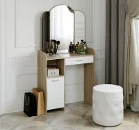 Стол туалетный София Т1 дуб сонома/белый
