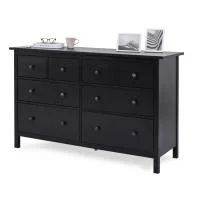 Комод 8 ящиков Кымор черный