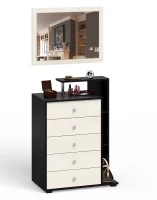 Комод с зеркалом Камелия венге/дуб лоредо