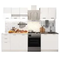 Кухня Дуся 2.0 белый бриллиант