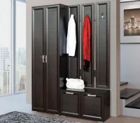 Модульная прихожая Корвет Люкс 1,4 венге