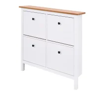 Тумба для обуви Кымор 106 белый/светло-коричневый