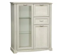 Шкаф комбинированный Сохо 32.09 бетон пайн белый