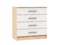 Комод Мартина 800 дуб сонома/белый