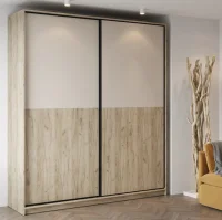 Шкаф-купе Бохо ШК-005 дуб крафт серый/кашемир