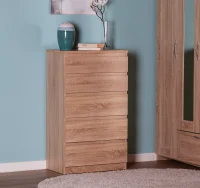 Комод Кастор 5 ящиков дуб сонома