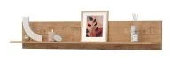 Полка навесная Джаз №6 белый/дуб бунратти