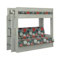 Диван-кровать двухъярусная ясень шимо светлый